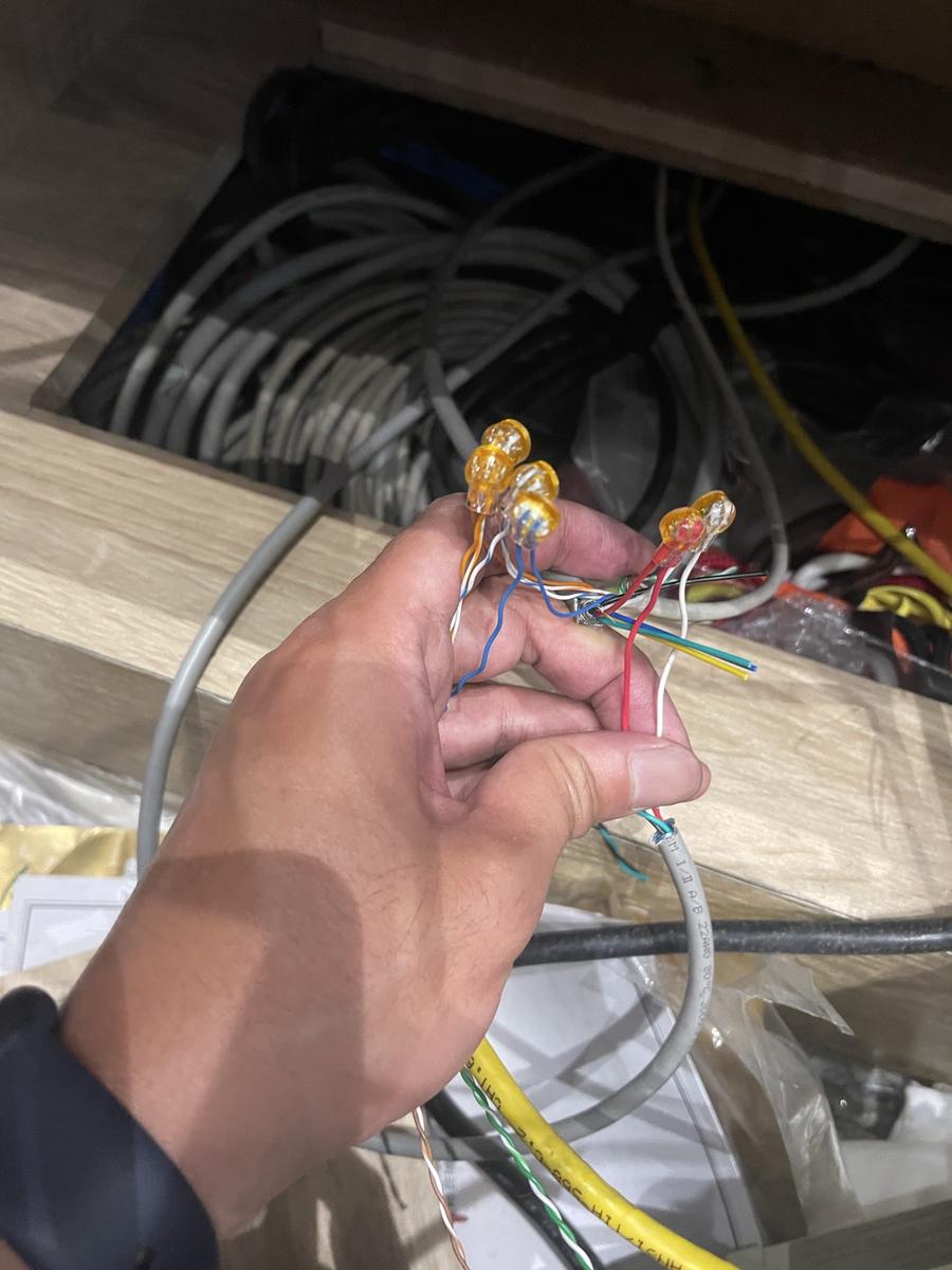 以接頭重新接線